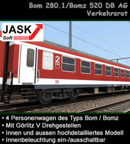 Bom 280.1/Bomz 520 DB AG Verkehrsrot