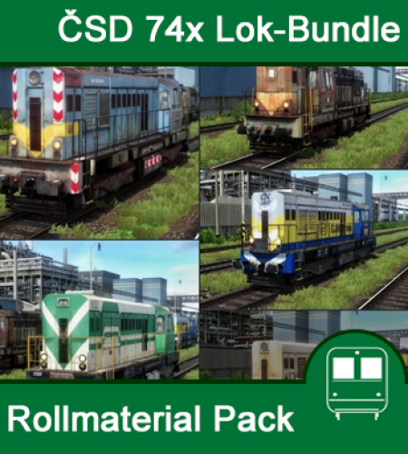 ČSD 74x Locomotive Bundle