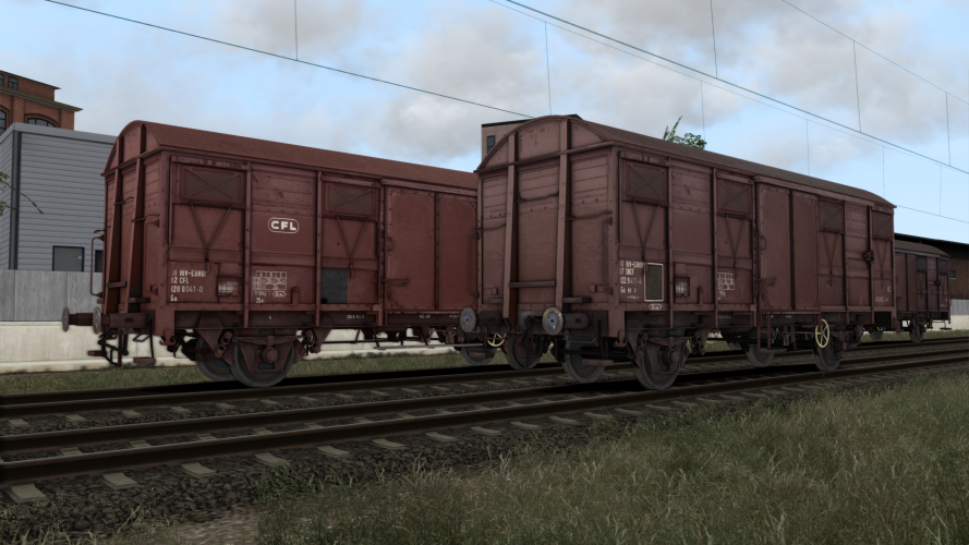 Preview: Gedeckter Güterwagen Gs 402 SNCF/CFL Epoche IV/V