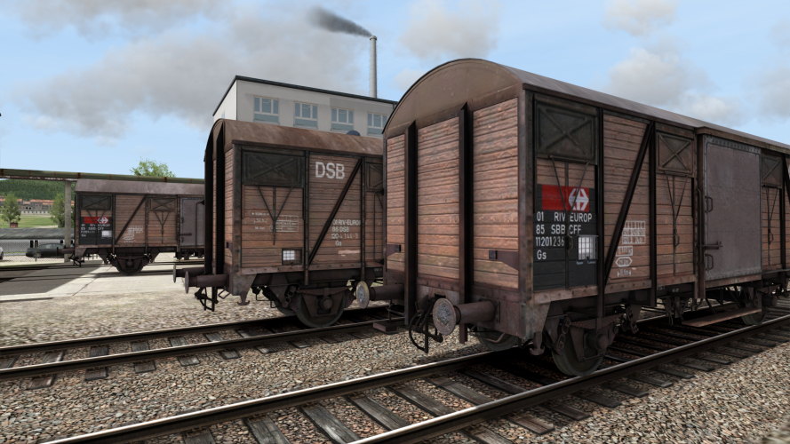 Covered  freight car Gs DSB / SBB CFF