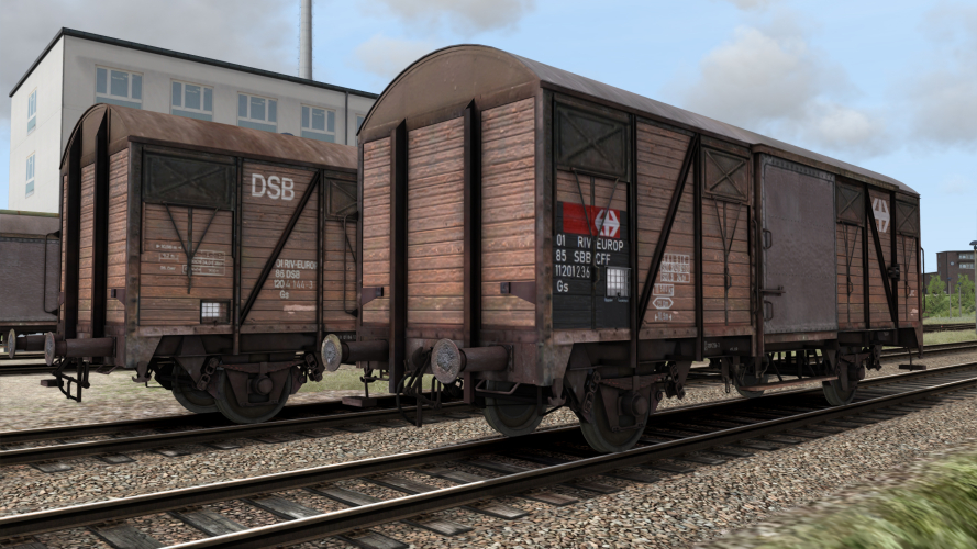 Covered  freight car Gs DSB / SBB CFF