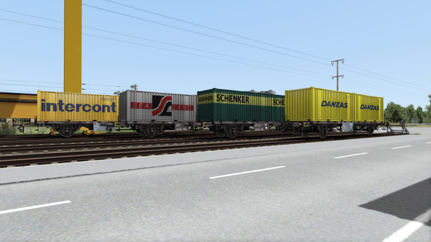 Preview: DB/SBB CFF Containerwagen Lgjs 578 Epoche IV