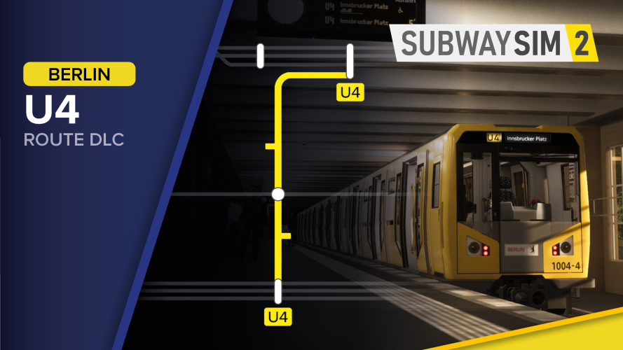 Preview: SubwaySim 2 - Berlin Route DLC: U4