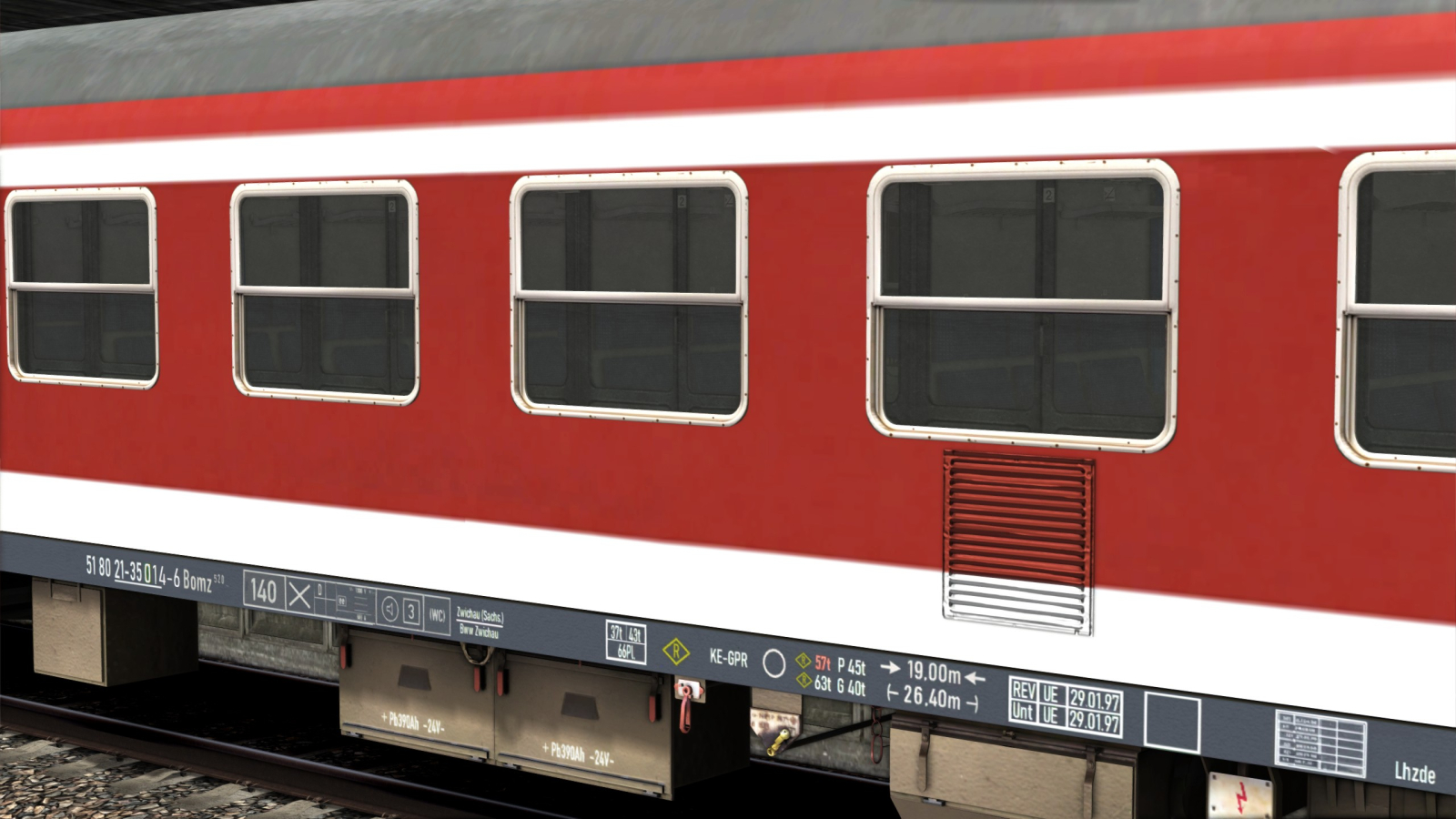 Bom 280.1/Bomz 520 DB AG Verkehrsrot