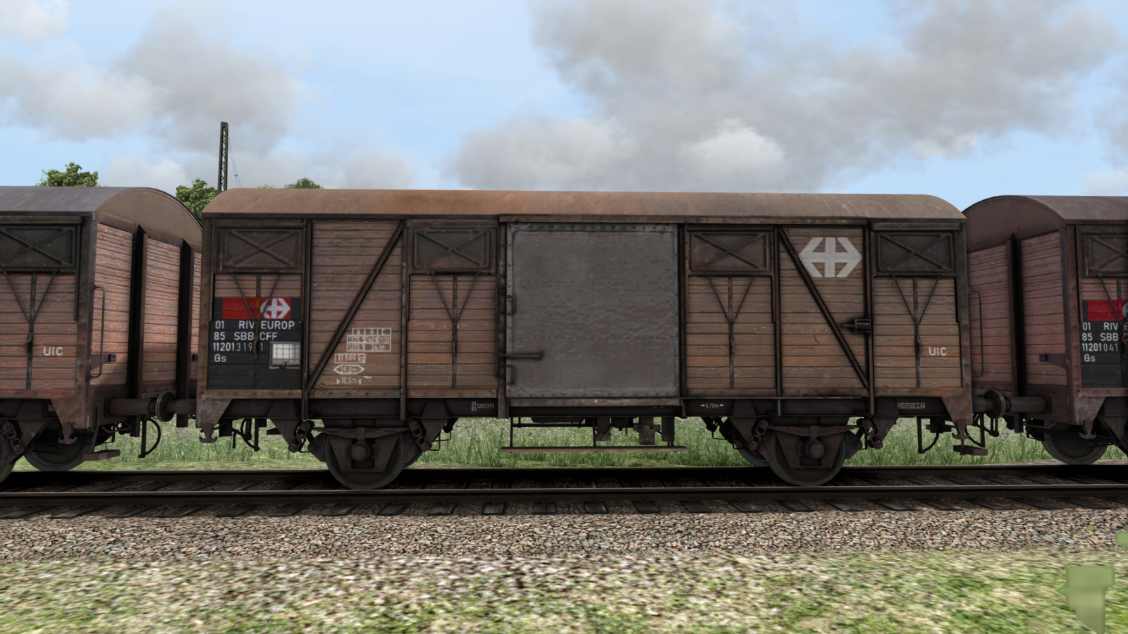 Covered  freight car Gs DSB / SBB CFF