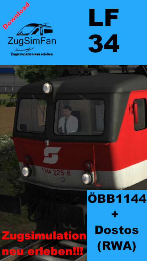 LF34 - OEBB1144 + cab car