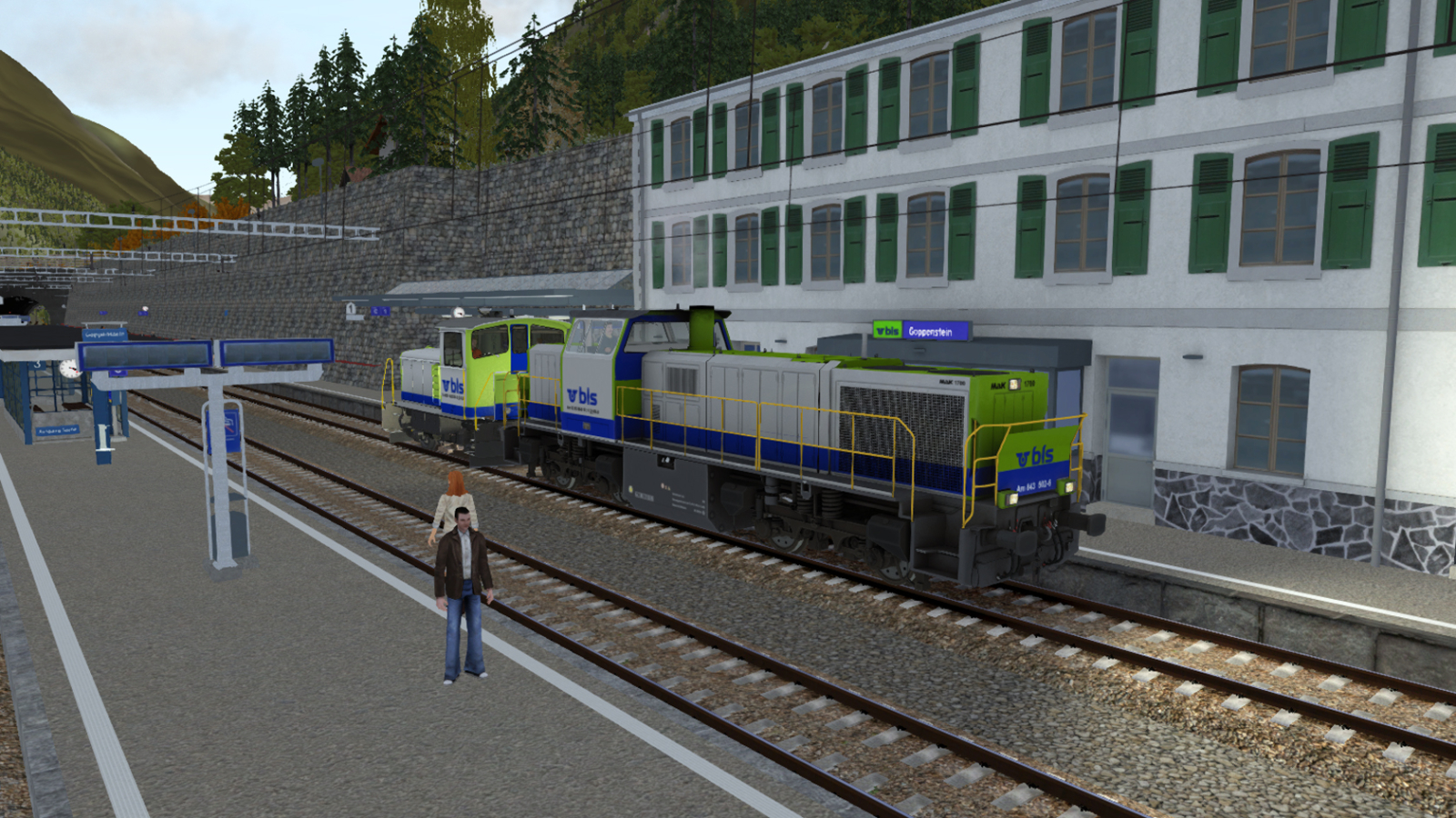 B42Rail BahnMoment - Vol. 2: BLS Am 843 unterwegs am Lötschberg